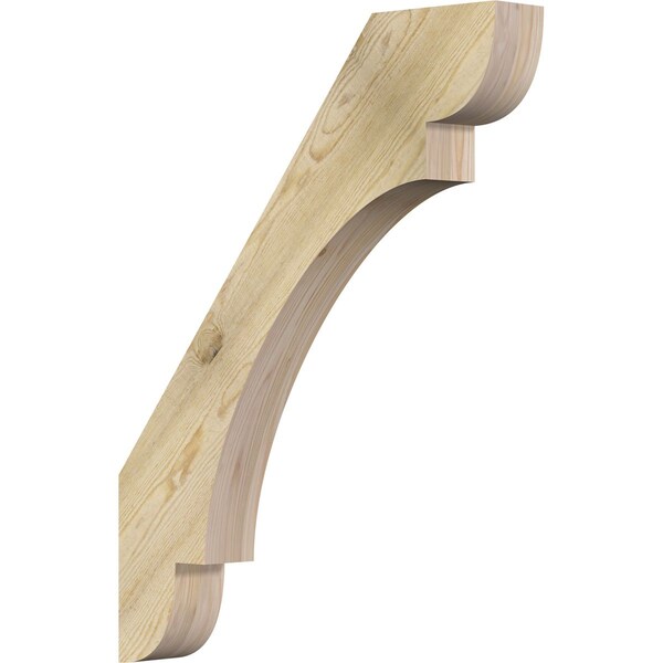 Ekena Millwork 4"W x 28"D x 36"H Olympic Rough Sawn Knee Brace, Douglas Fir BRC04X28X36OLY00RDF - main